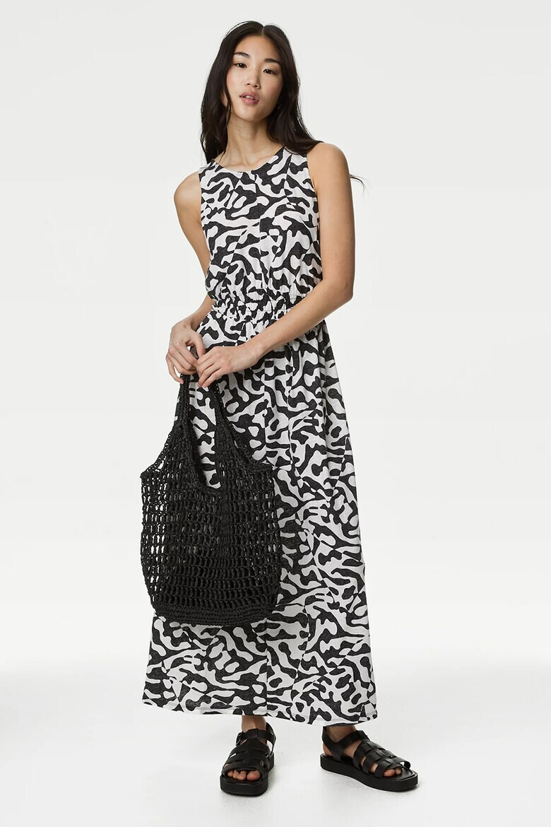 Marks & Spencer Rochie maxi din amestec de in fara maneci - Pled.ro