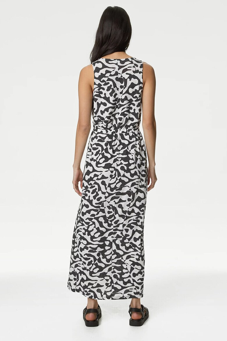 Marks & Spencer Rochie maxi din amestec de in fara maneci - Pled.ro