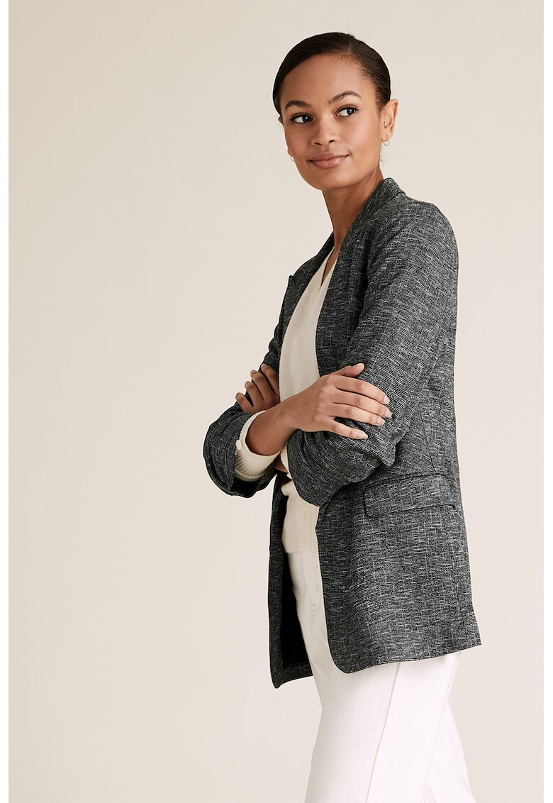 Marks & Spencer Sacou relaxed fit cu maneci cu fronseu - Pled.ro