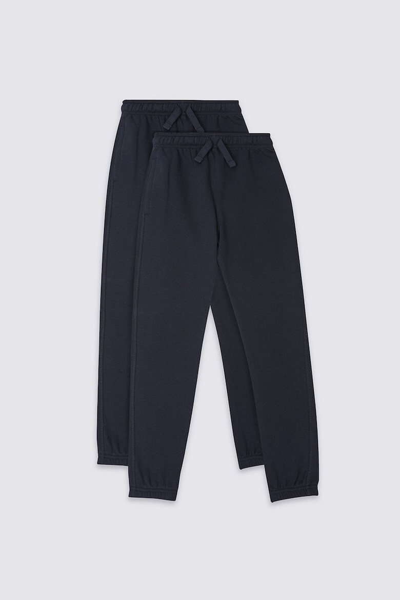 Marks & Spencer Set 2 perechi de pantaloni sport baieti cu snur de ajustare in talie - Pled.ro