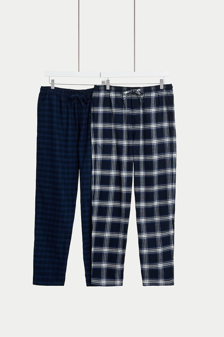 Marks & Spencer Set de pantaloni de pijama in carouri - 2 perechi - Pled.ro