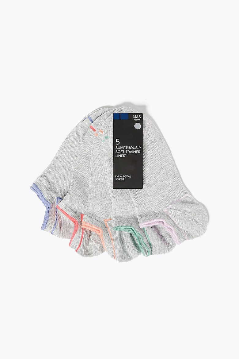 Marks & Spencer Set de sosete scurte Sumptuously Soft™ 5 perechi - Pled.ro