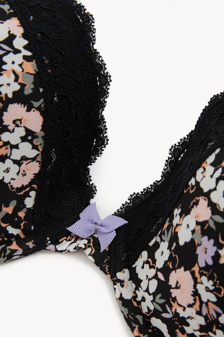 Marks & Spencer Sutien cu model floral si aplicatii din dantela - Pled.ro