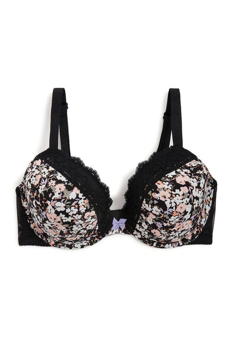 Marks & Spencer Sutien cu model floral si aplicatii din dantela - Pled.ro