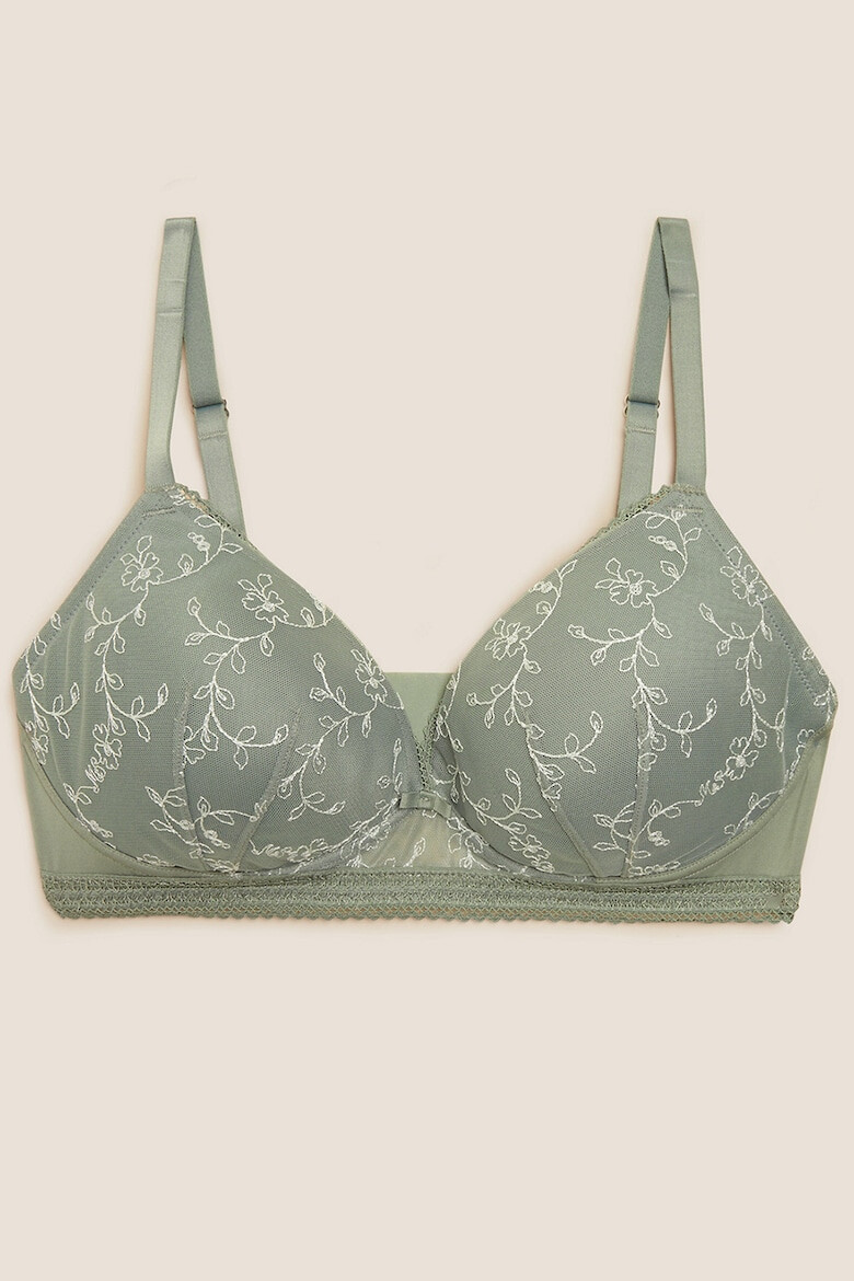 Marks & Spencer Sutien cu model floral si bretele ajustabile - Pled.ro