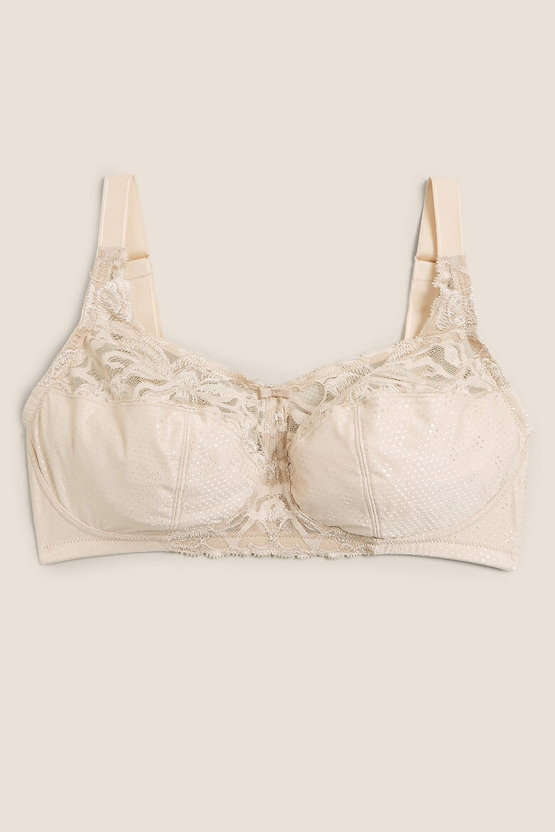 Marks & Spencer Sutien fara sustinere metalica cu acoperire completa si garnituri din dantela - Pled.ro