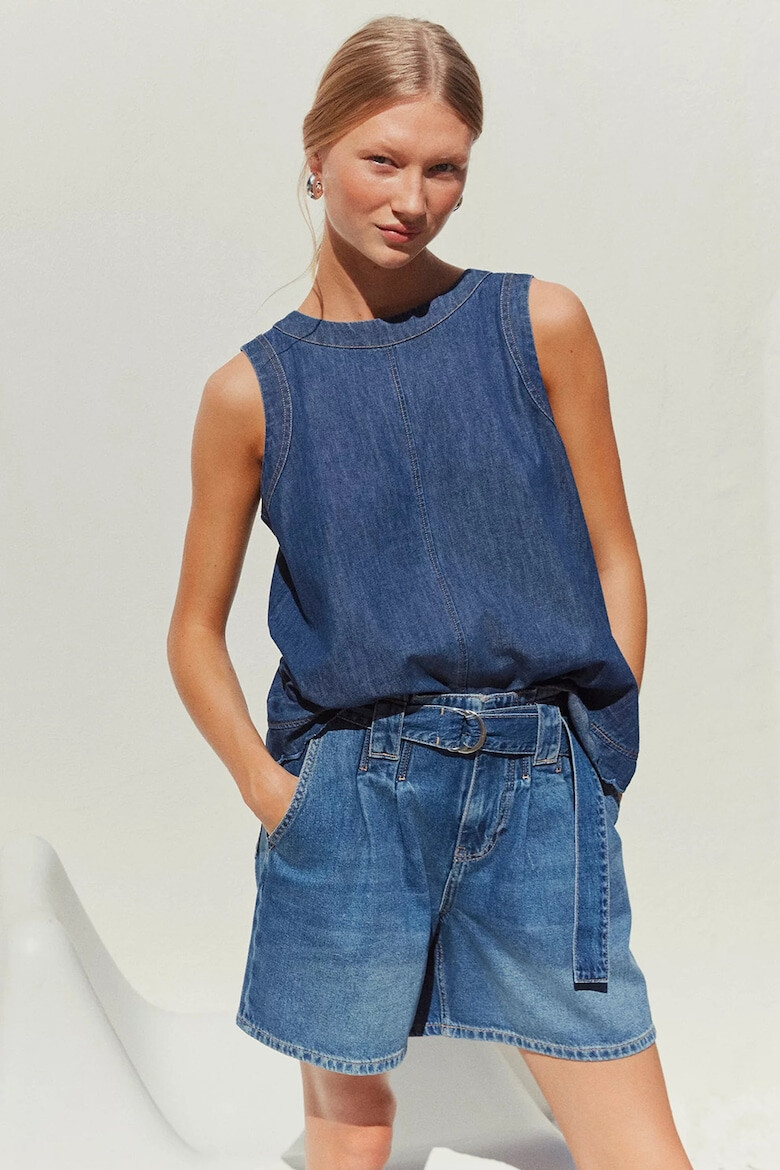 Marks & Spencer Top din denim cu nasturi - Pled.ro