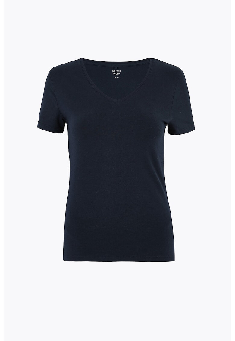 Marks & Spencer Tricou cambrat cu decolteu in V - Pled.ro