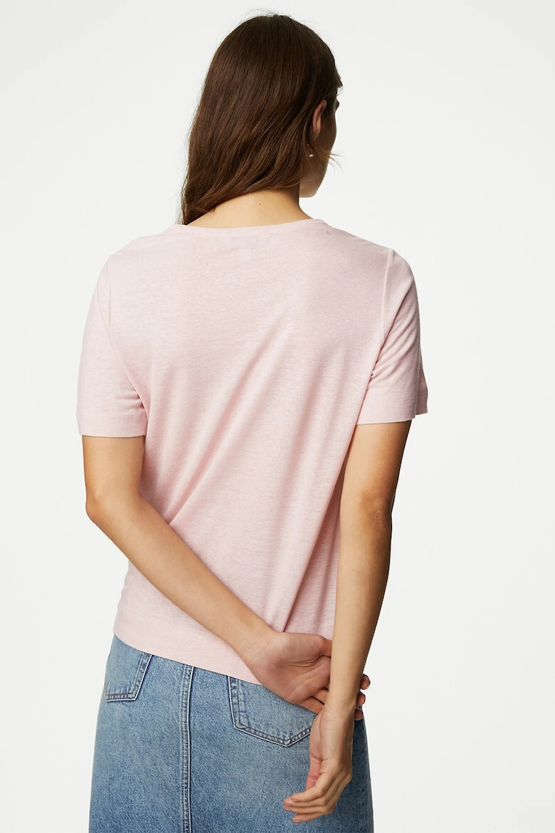 Marks & Spencer Tricou din amestec de modal si in - Pled.ro