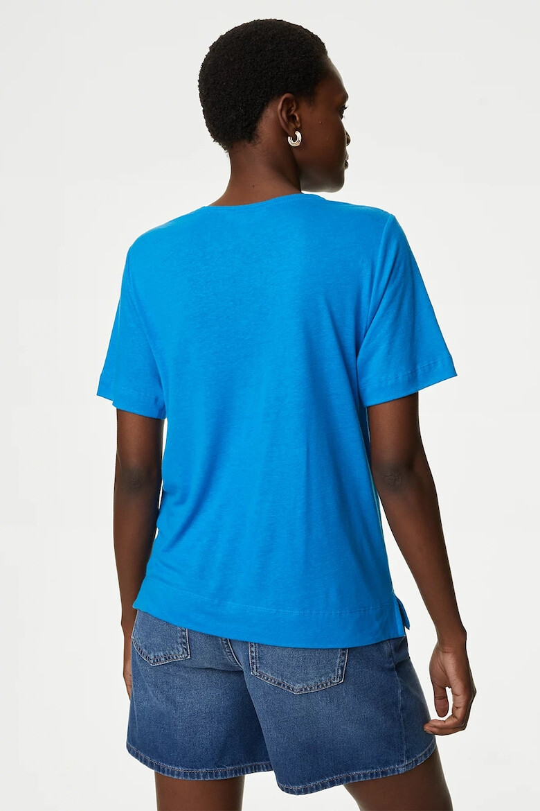 Marks & Spencer Tricou din amestec de modal si in - Pled.ro