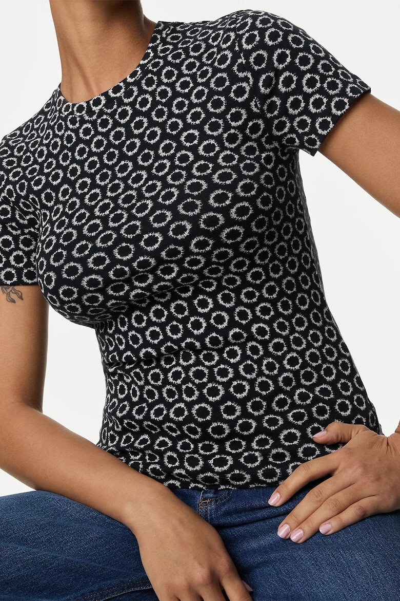 Marks & Spencer Tricou din bumbac cu imprimeu - Pled.ro