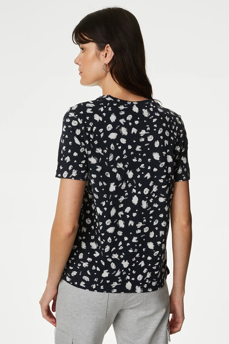 Marks & Spencer Tricou din bumbac cu model abstract - Pled.ro