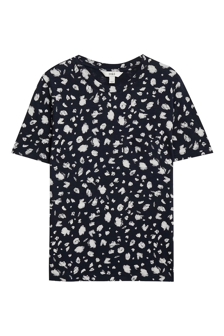 Marks & Spencer Tricou din bumbac cu model abstract - Pled.ro