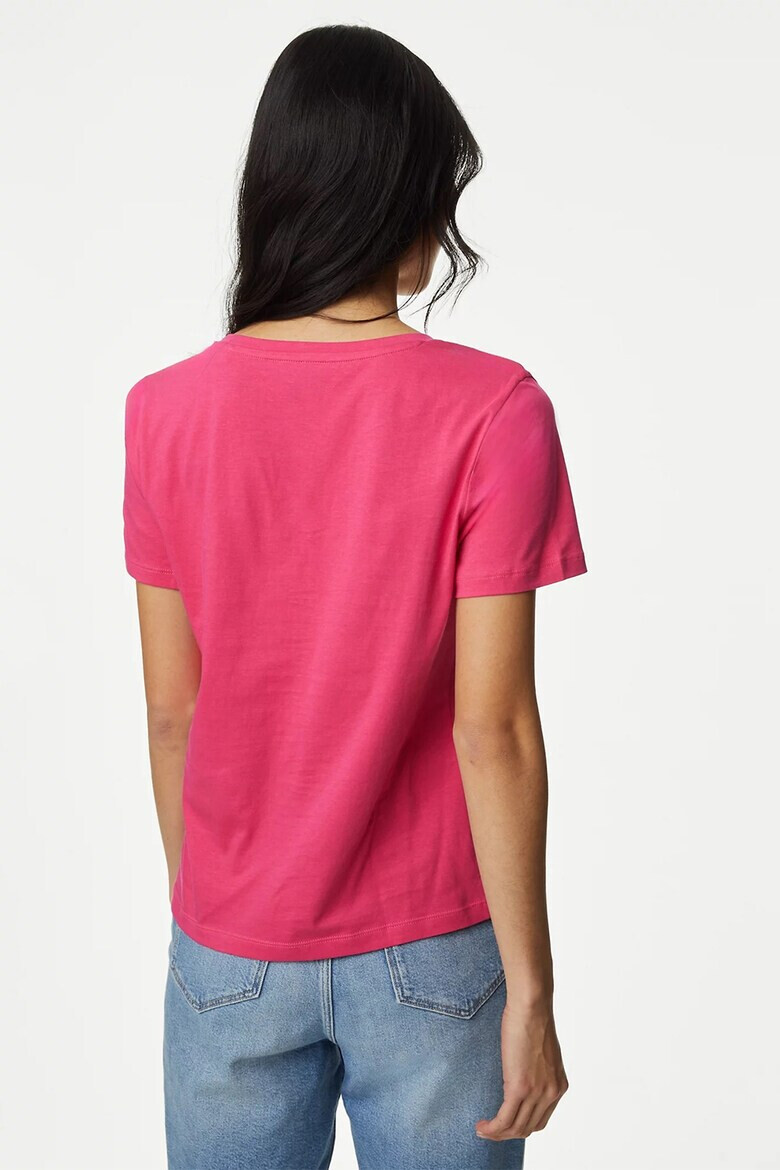 Marks & Spencer Tricou uni cu decolteu in V - Pled.ro