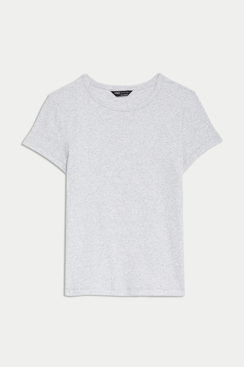 Marks & Spencer Tricou uni cu decolteu rotund - Pled.ro