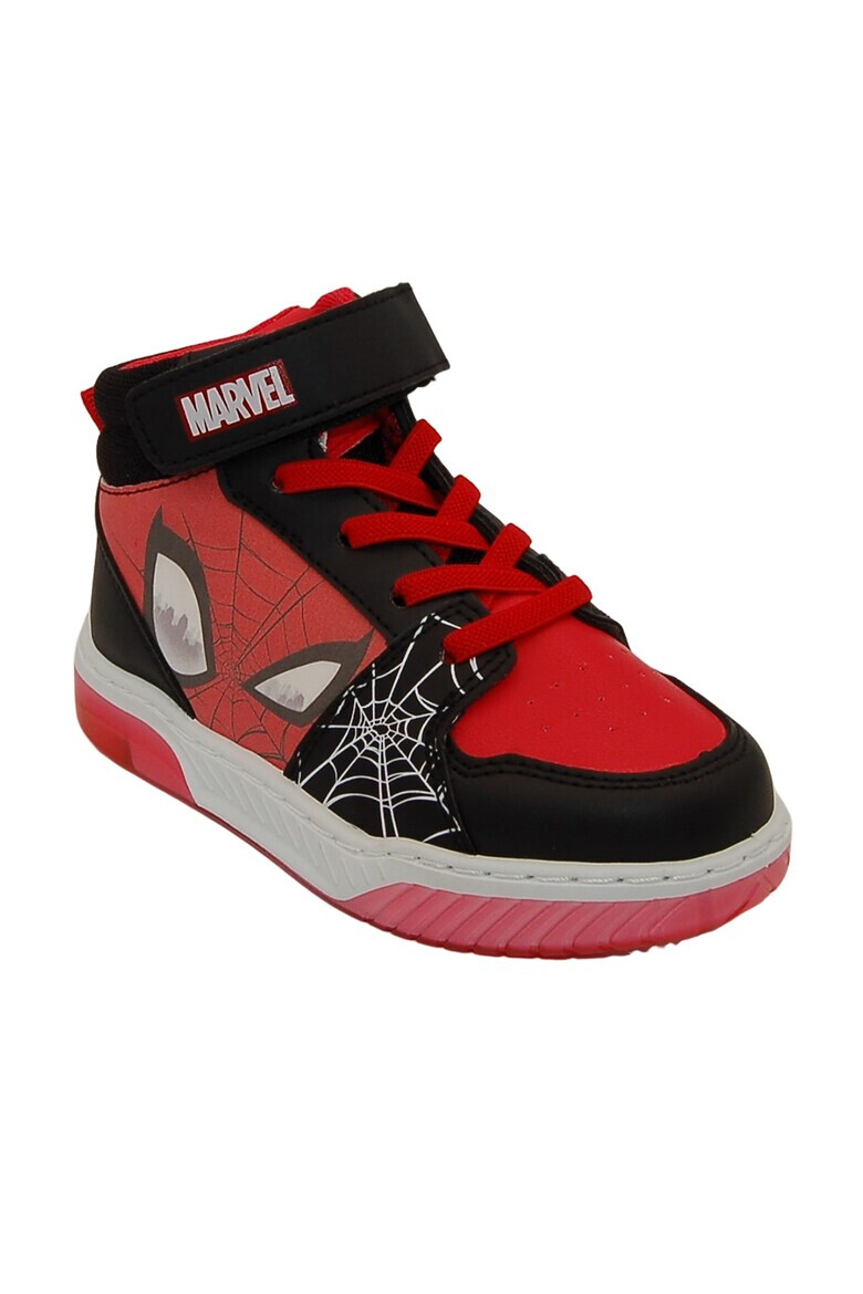 Marvel Pantofi sport mid-cut cu velcro si Spider-Man - Pled.ro