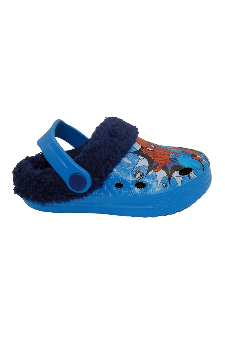 Marvel Saboti slingback cu captuseala teddy Spider-Man - Pled.ro