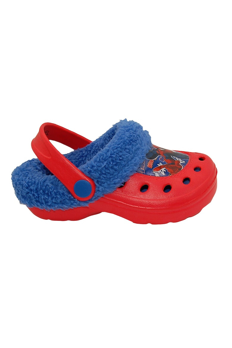 Marvel Saboti slingback cu captuseala teddy Spider-Man - Pled.ro