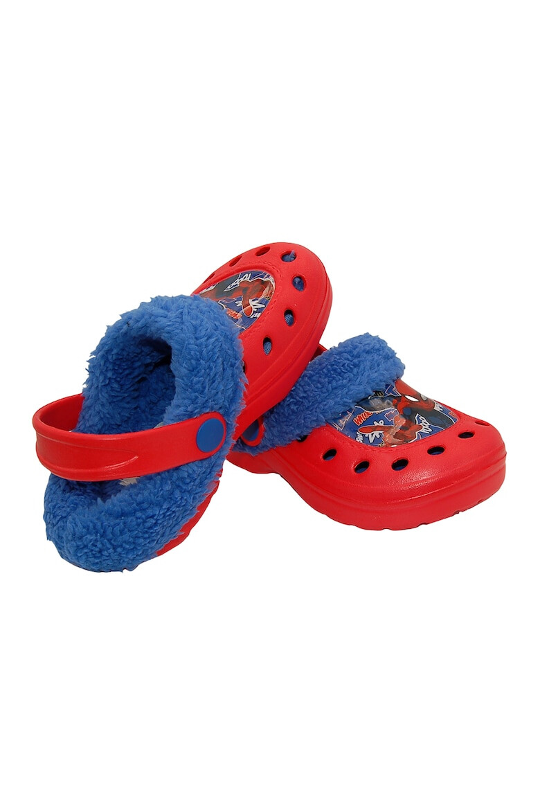 Marvel Saboti slingback cu captuseala teddy Spider-Man - Pled.ro