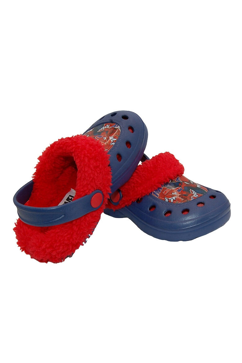 Marvel Saboti slingback cu captuseala teddy Spider-Man - Pled.ro