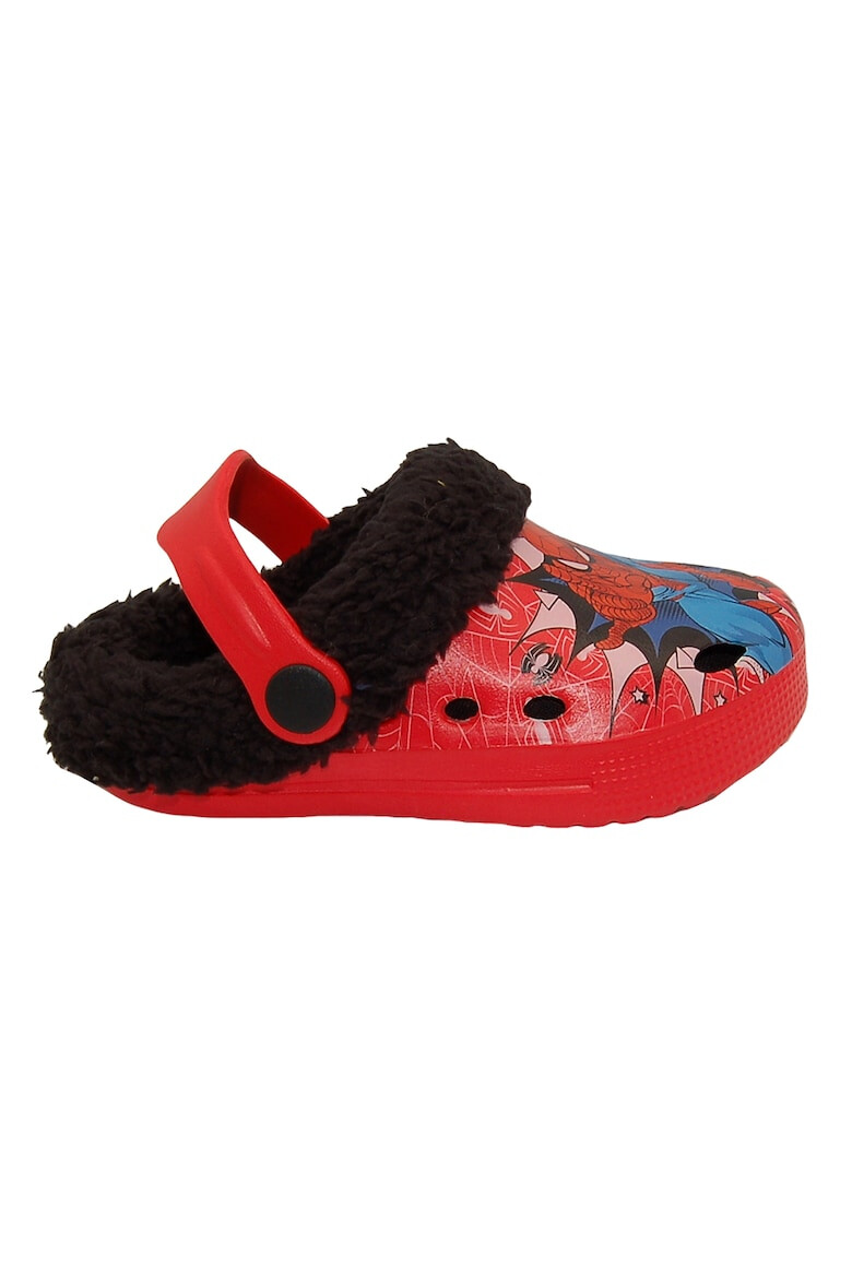 Marvel Saboti slingback cu captuseala teddy Spider-Man - Pled.ro