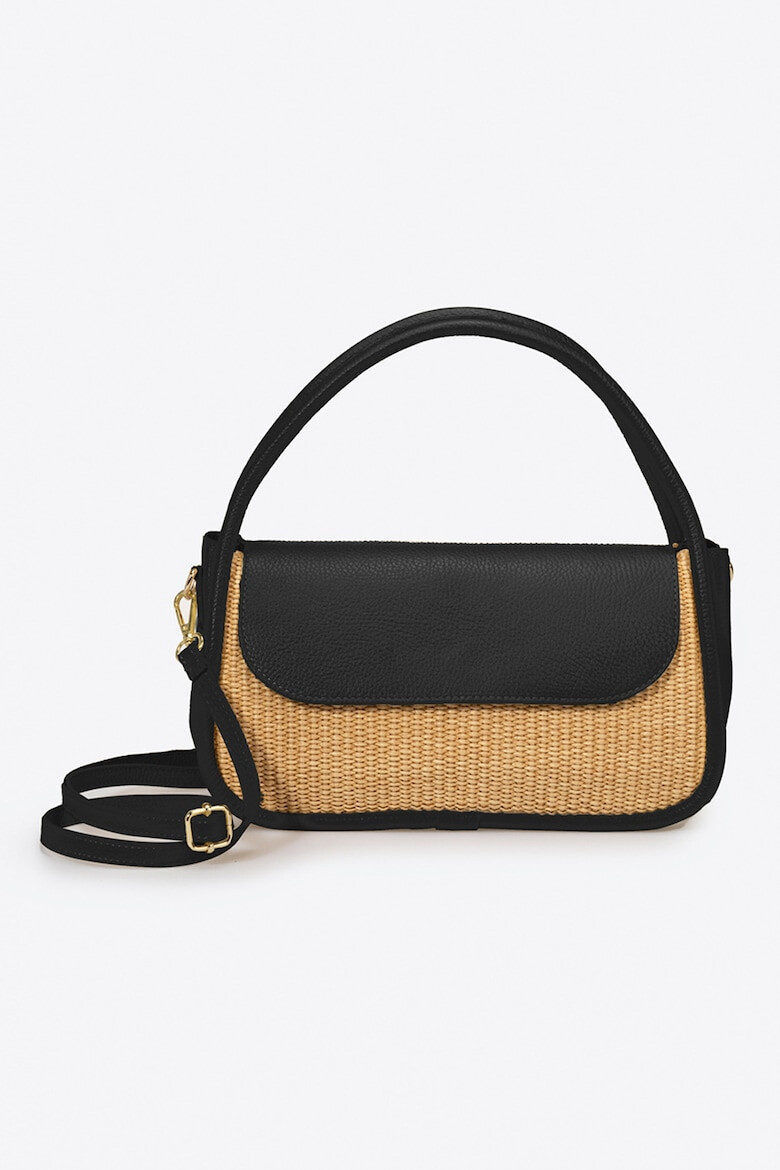 Massimo Castelli Geanta crossbody cu clapa si bareta detasabila - Pled.ro