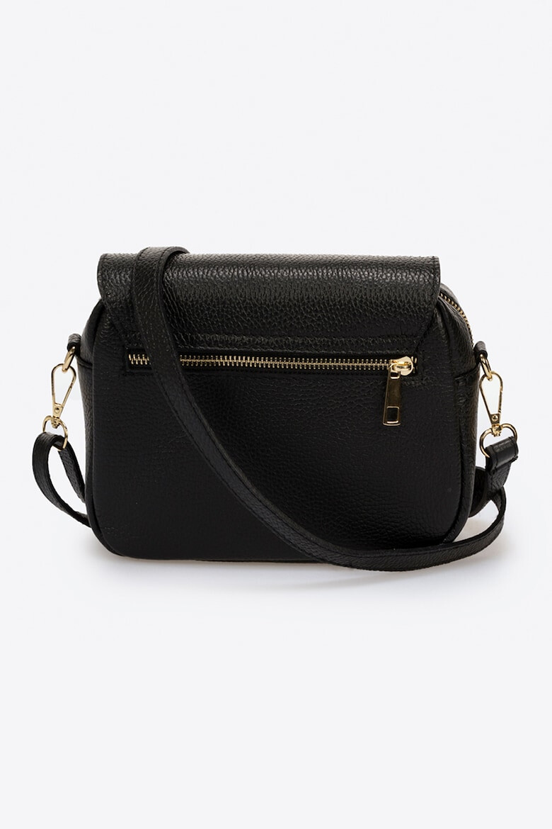 Massimo Castelli Geanta crossbody de piele cu aspect granulat - Pled.ro