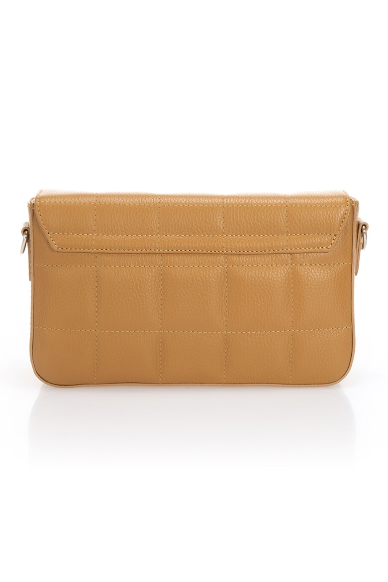 Massimo Castelli Geanta crossbody de piele cu aspect matlasat - Pled.ro