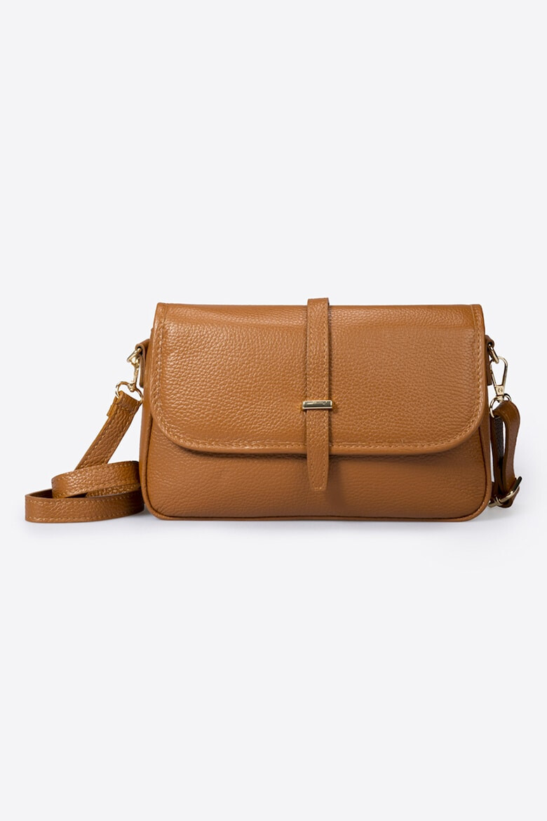 Massimo Castelli Geanta crossbody de piele cu aspect texturat - Pled.ro