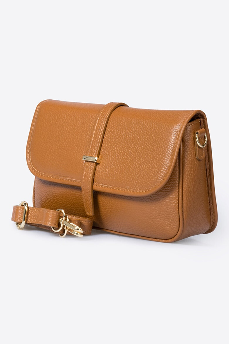 Massimo Castelli Geanta crossbody de piele cu aspect texturat - Pled.ro