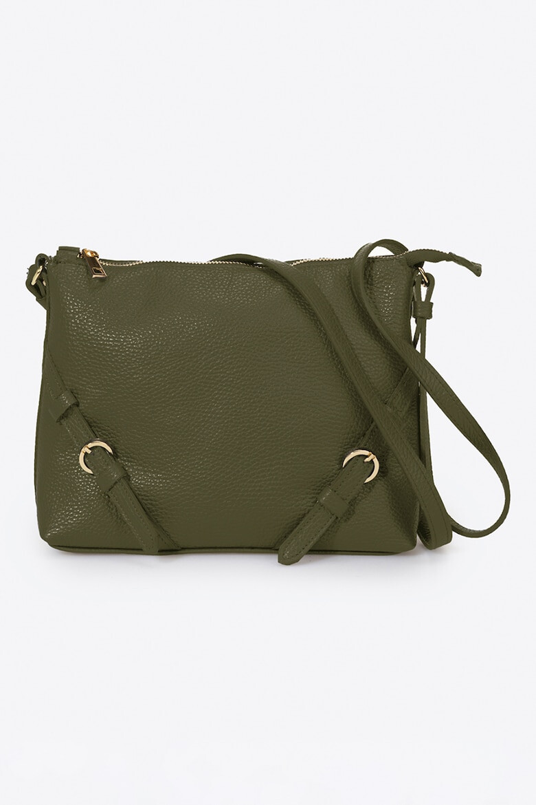 Massimo Castelli Geanta crossbody de piele cu aspect texturat - Pled.ro