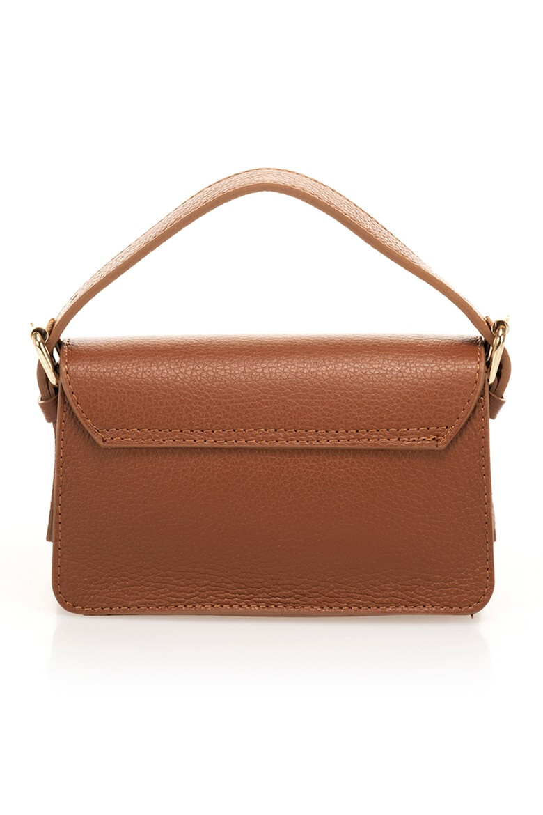 Massimo Castelli Geanta crossbody de piele cu bareta din lant - Pled.ro