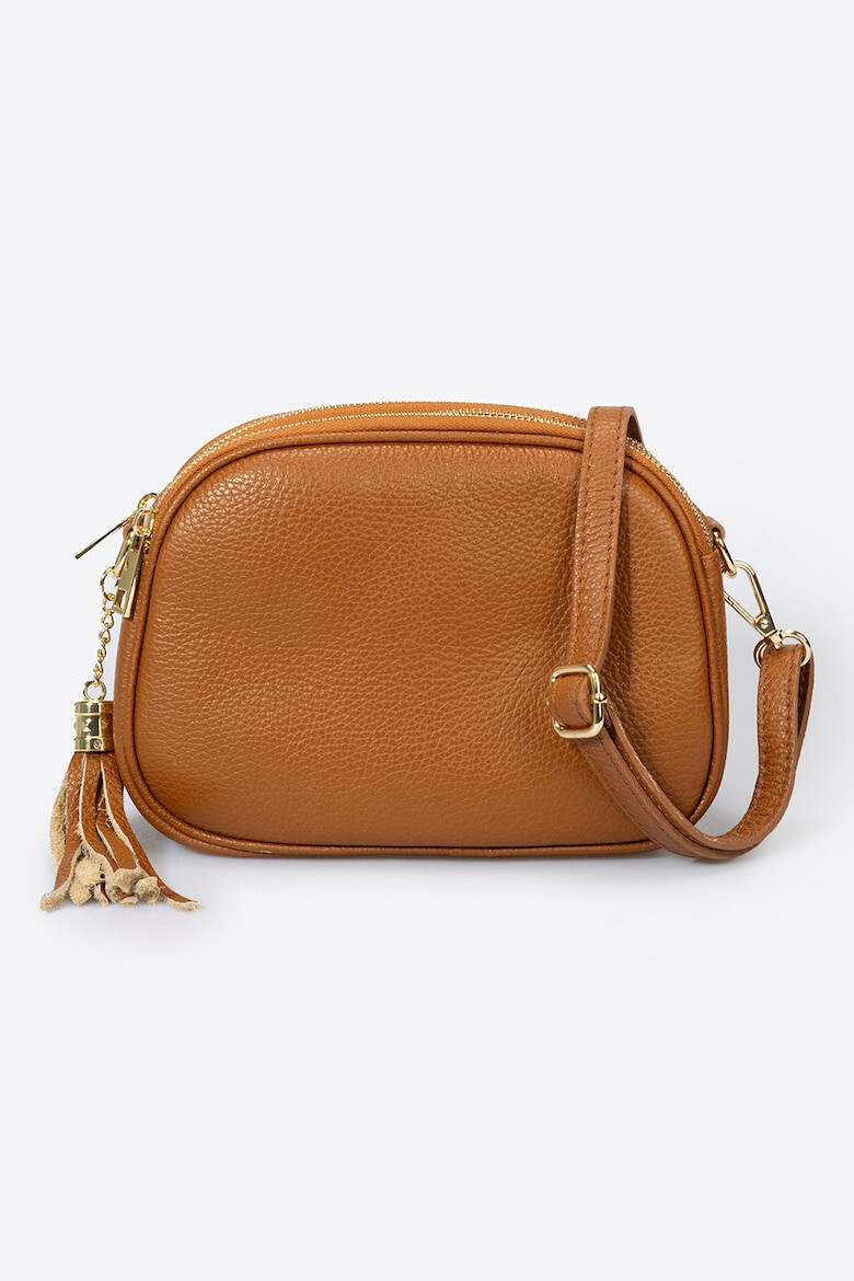 Massimo Castelli Geanta crossbody din piele cu aspect texturat - Pled.ro