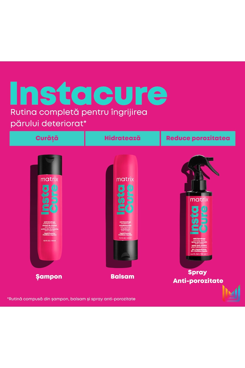 Matrix Spray anti-porozitate cu vitamina B5 Instacure pentru par uscat si deteriorat 190ml - Pled.ro