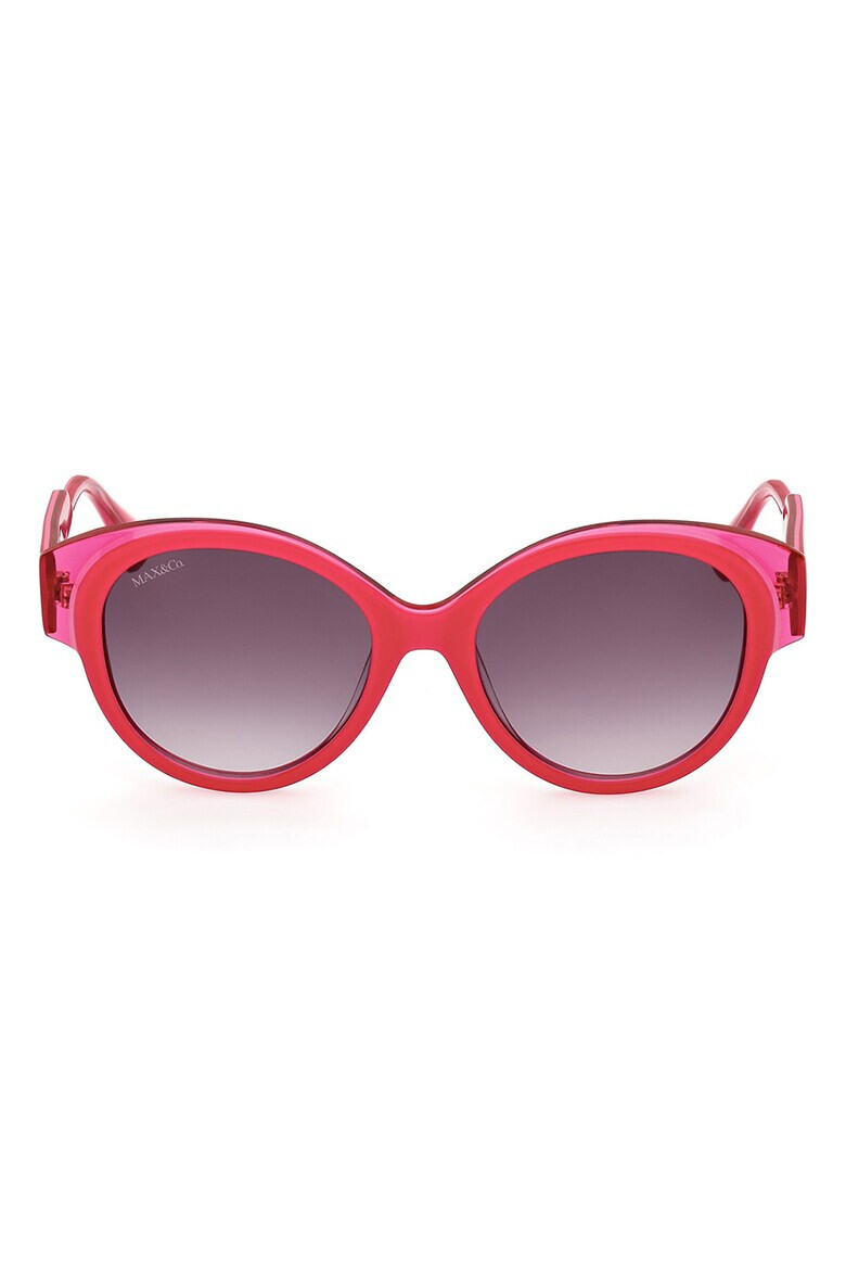 Max&Co Ochelari de soare cat-eye rotunjiti cu aspect masiv - Pled.ro