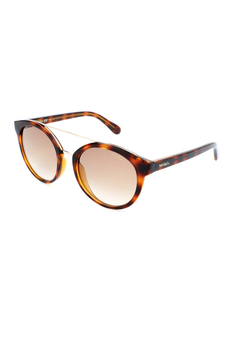 Max&Co Ochelari de soare clubmaster si rama cu model tortoise - Pled.ro