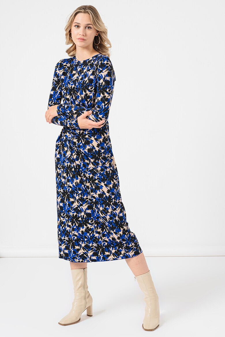 Max&Co Rochie midi cu imprimeu floral si abstract - Pled.ro