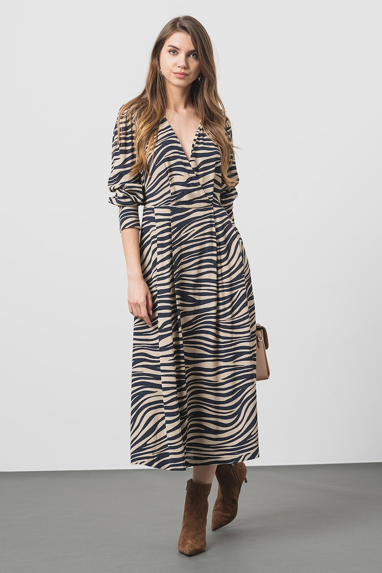 Max&Co Rochie midi cu model zebra - Pled.ro