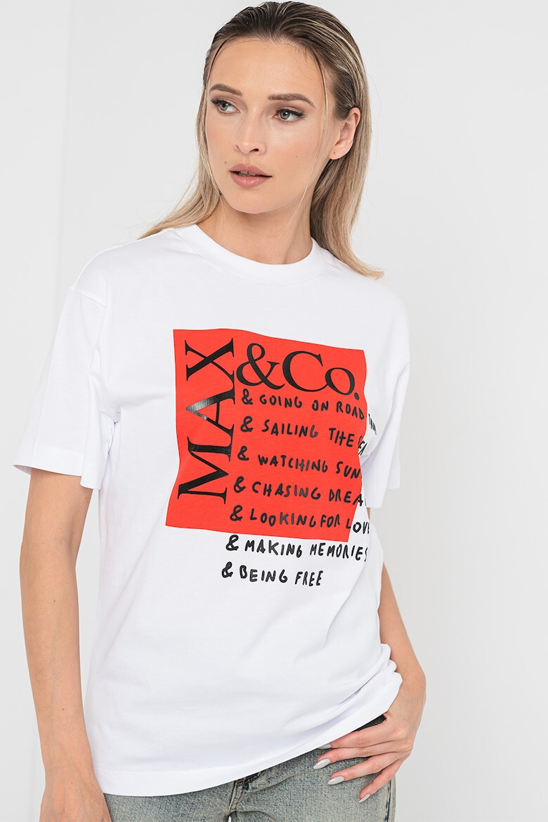 Max&Co Tricou cu logo - Pled.ro