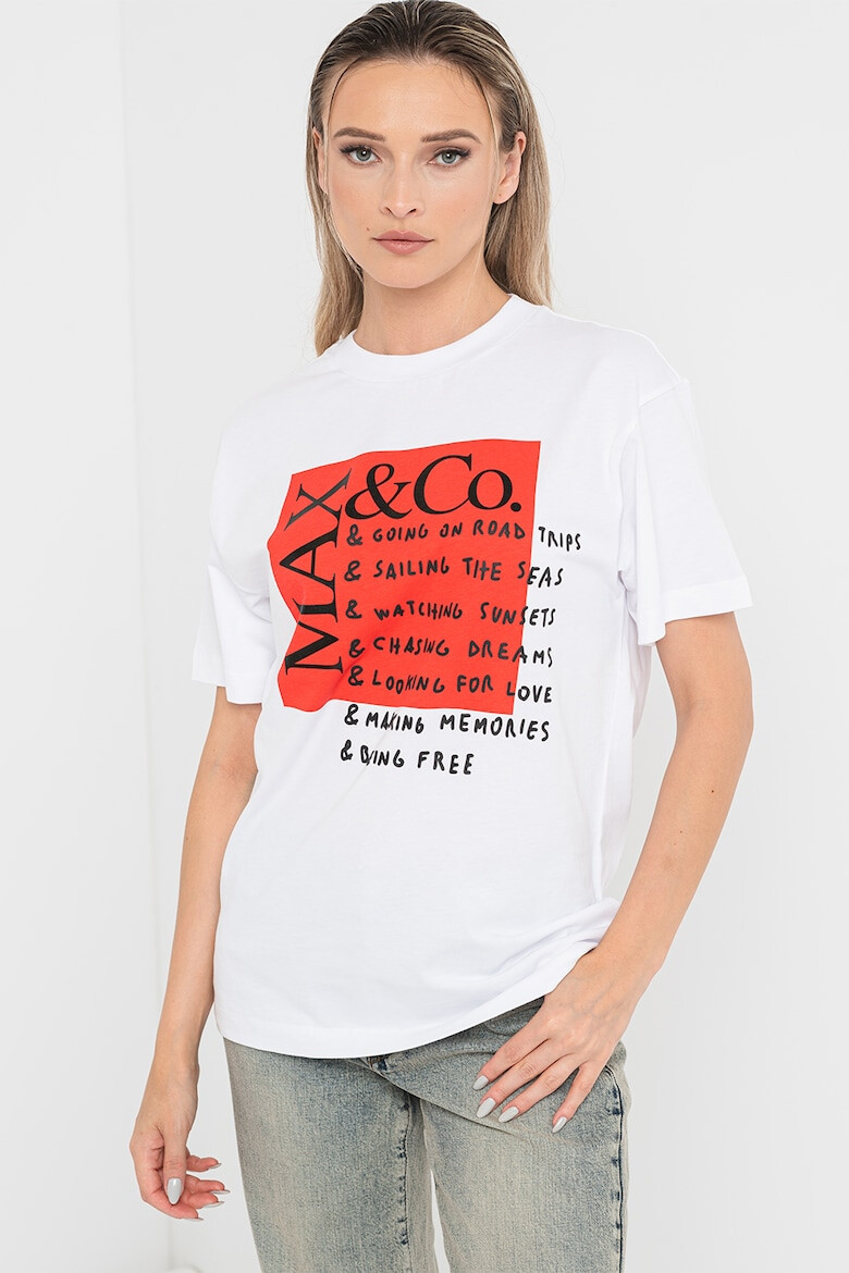 Max&Co Tricou cu logo - Pled.ro