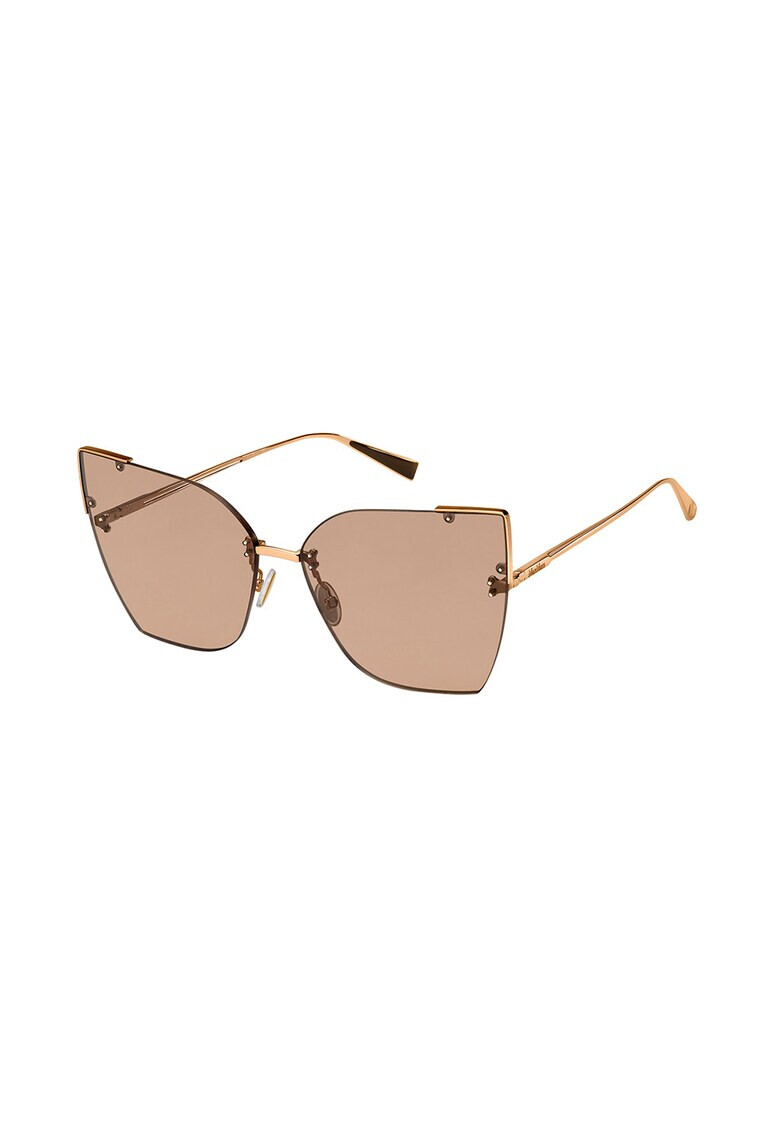 Max Mara Ochelari de soare cat-eye cu rama metalica - Pled.ro