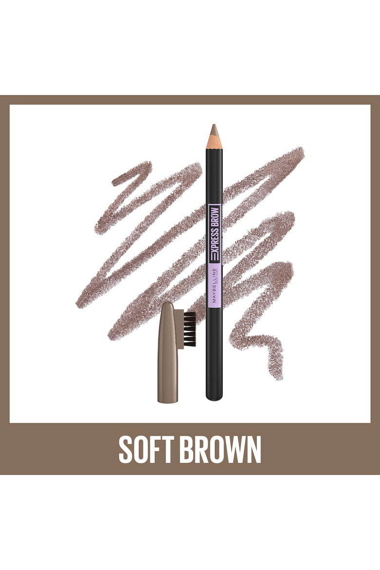 Maybelline NY Creion pentru sprancene Maybelline New York Express Brow Shaping Pencil 03 Soft Brown - Pled.ro