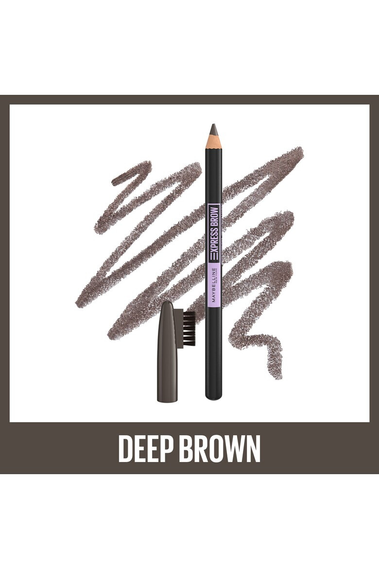 Maybelline NY Creion pentru sprancene Maybelline New York Express Brow Shaping Pencil 05 Deep Brown - Pled.ro