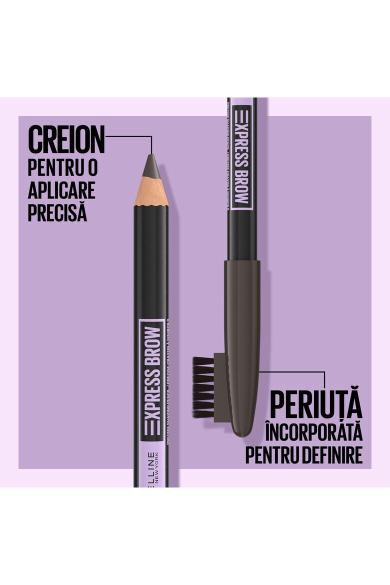 Maybelline NY Creion pentru sprancene Maybelline New York Express Brow Shaping Pencil 05 Deep Brown - Pled.ro