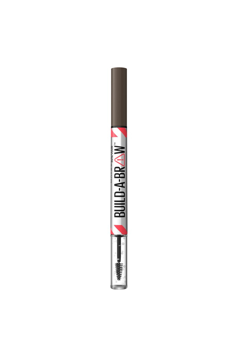 Maybelline NY Produs 2 in 1 marker de sprancene + gel de fixare Maybelline New York Build a brow 262 Black Brown 14 gr - Pled.ro