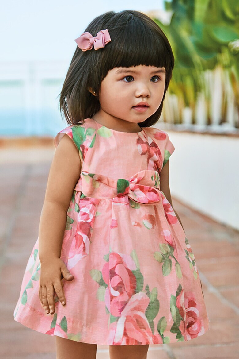 Mayoral Rochie baby-doll cu model floral - Pled.ro