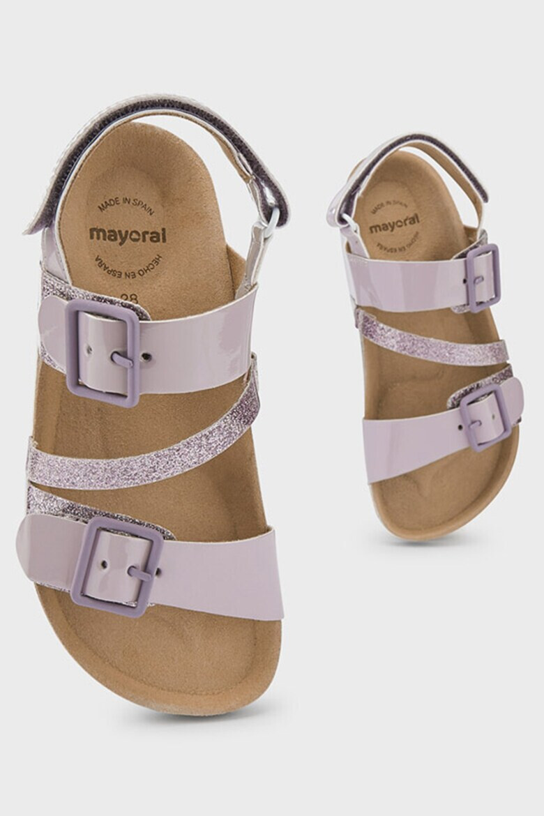 Mayoral Sandale cu velcro si aspect stralucitor - Pled.ro