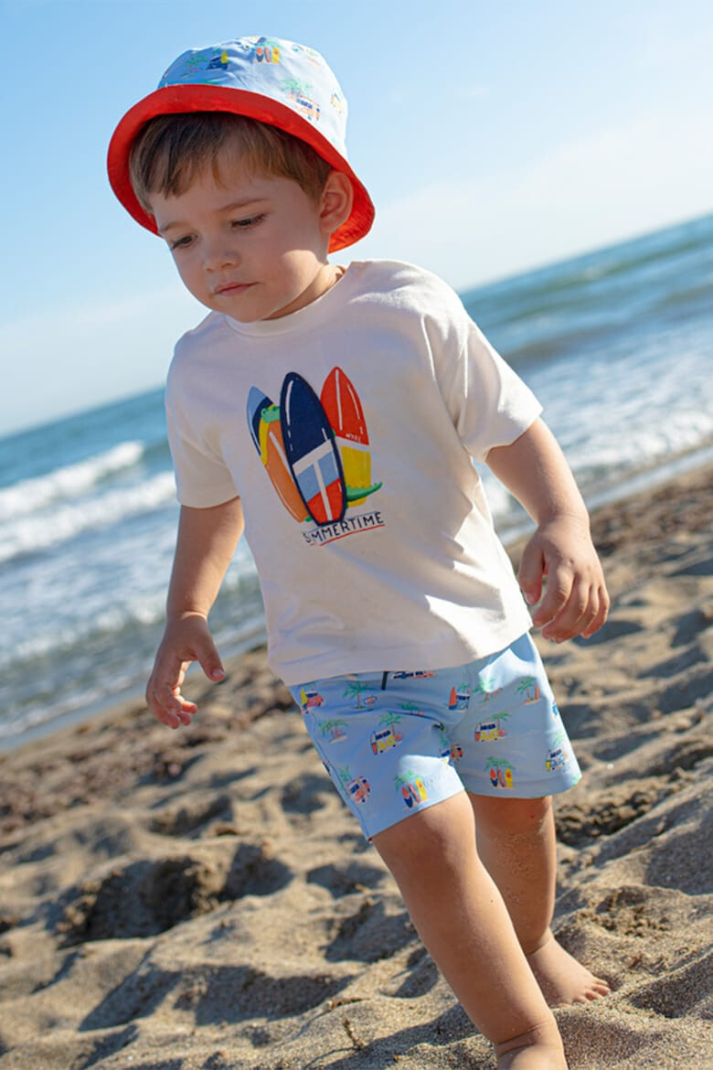 Mayoral Tricou de bumbac cu placi de surf - Pled.ro