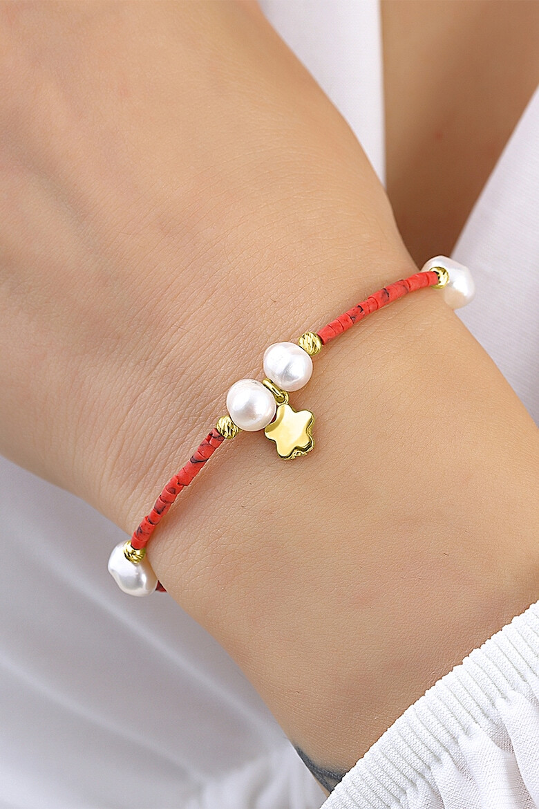 Mek's Jewels Bratara de argint cu coral - Pled.ro