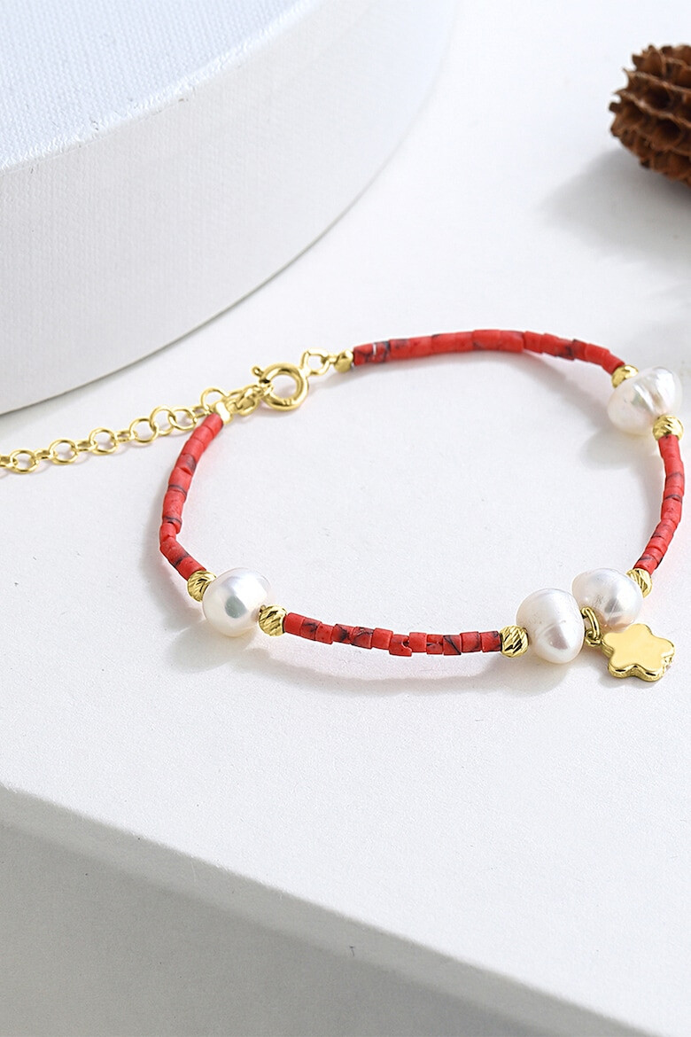 Mek's Jewels Bratara de argint cu coral - Pled.ro